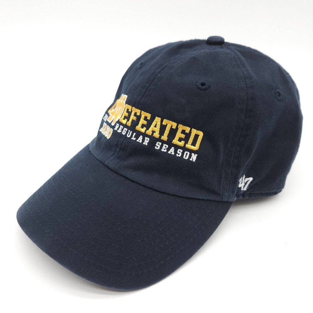 Notre Dame 47‎ Brand 2018 Undefeated Season Strapback Hat Baseball Dad Cap NCAA